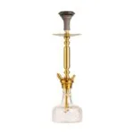 Clesho Valencia Hookah - Gold Stem Transparent Base (19+ inches) - Image 2