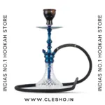 COCOYAYA Simba Hookah - Transparent Base with Blue Stem