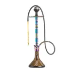Sultan Hookah - Rainbow Stem with Grey Base & Dual Carry Bags - Image 2