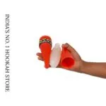 Bazooka Hookah Pipe Handle with Ice Chiller - Red - Image 2