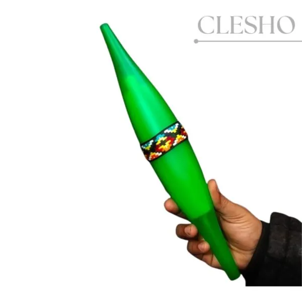 Bazooka Hookah Pipe Handle with Ice Chiller – Green