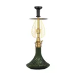 COCOYAYA Draco Hookah – Gold Stem with Black Base