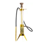 COCOYAYA Denali Bonzai Golden Hookah - 33" with Acrylic transparent base