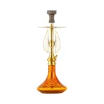 COCOYAYA Draco Hookah – Gold Stem with Amber Base - Image 2