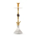 COCOYAYA Jungle Series Cigar Hookah - Golden (White Base) - Image 2