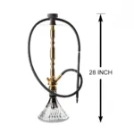 Golden Majesty Hookah – King Series by Clesho - Image 2