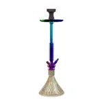 COCOYAYA King Series Marco Hookah - Rainbow Stem with Transparent Glass Base by CLESHO