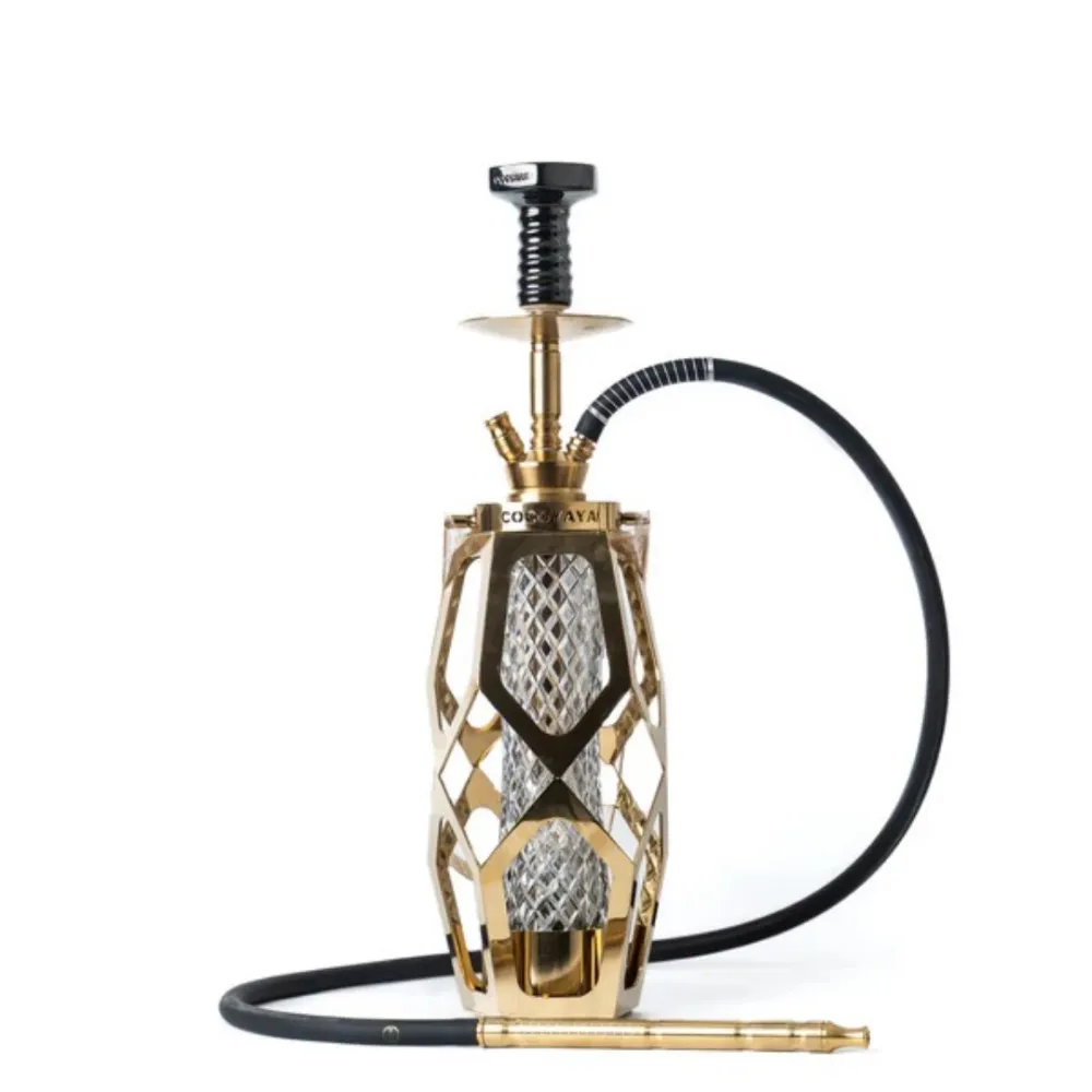 COCOYAYA Laltern Hookah - Golden COCOYAYA Laltern Hookah - Gold - Image 1