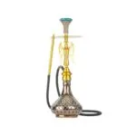 COCOYAYA Shadow Hookah (Angel Series) - Gold Stem / Cut Glass Base By CLESHO