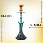 COCOYAYA Simba Hookah - Aqua Base With Rainbow Stem by Clesho - Image 2