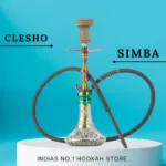 Cocoyaya Simba Prism Hookah - Transparent Base with Rainbow Stem By Clesho - Image 2