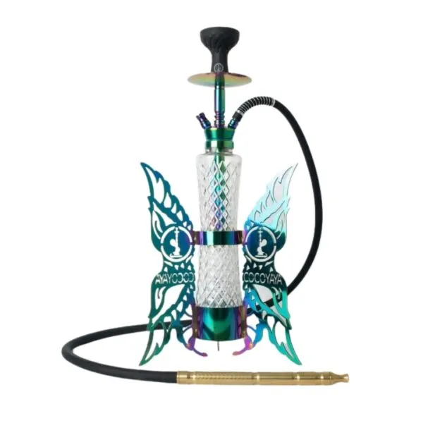 Cocoyaya Fly series Flamingo Hookah - Rainbow (24 inches)