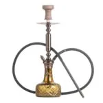 Clesho Valencia Hookah - Bronze Stam Grey Base (19+ inches)