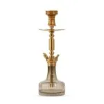 Clesho Valencia Hookah - Golden Stam Grey Cut Base (19+ inches) - Image 2