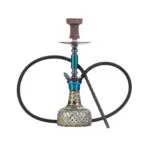 Clesho Valencia Hookah - Rainbow / Cut Glass Base (19+ inches)