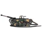 Designer Tank Hookah with LED Light - Military Color - Image 3