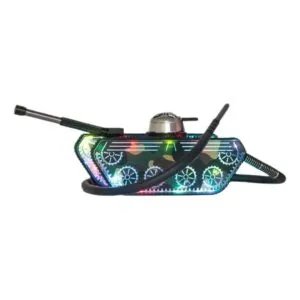 Designer Tank Hookah with LED Light - Military Color