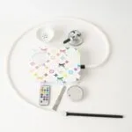 LV Car Hookah with LED Light & Remote - Printed Edition