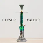 COCOYAYA Valeria Hookah – Rainbow Stem with Black Base - Image 2