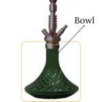 COCOYAYA King Series Hookah Base – Green Base(Without Lock) - Image 3