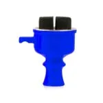 Silicone Pull Drawer Hookah Chillum with Tray – Blue