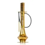 COCOYAYA Ashoka Series Hookah – 42 Inches | Premium Golden Edition - Image 3