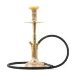 COCOYAYA Barcelona Hookah – Gold Stem with Goldish Crystal Base