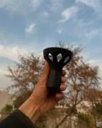 Clesho Xamsaris Vitria Premium Silicone Phunnel Chillum – Glass Core Edition - Image 3