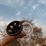 Clesho Xamsaris Vitria Premium Silicone Phunnel Chillum – Glass Core Edition