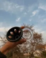 Clesho Xamsaris Vitria Premium Silicone Phunnel Chillum – Glass Core Edition