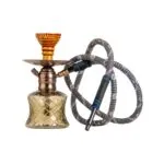 COCOYAYA X14 Hookah – Bronze Stem | Grey Glass Base