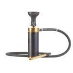 COCOYAYA Car-O-Bar Hookah – Gold Stem, Black Base | Premium Bottle Design Hookah with Free Bag - Image 5
