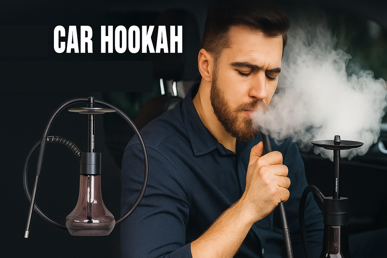 Portable Car Hookah | Car Cup Holder Hookah | Darkside Intro HookahCOCOYAYA Simba Travel‑Edition Hookah | Electric Rechargeable Hookah | Noddy Hookah
