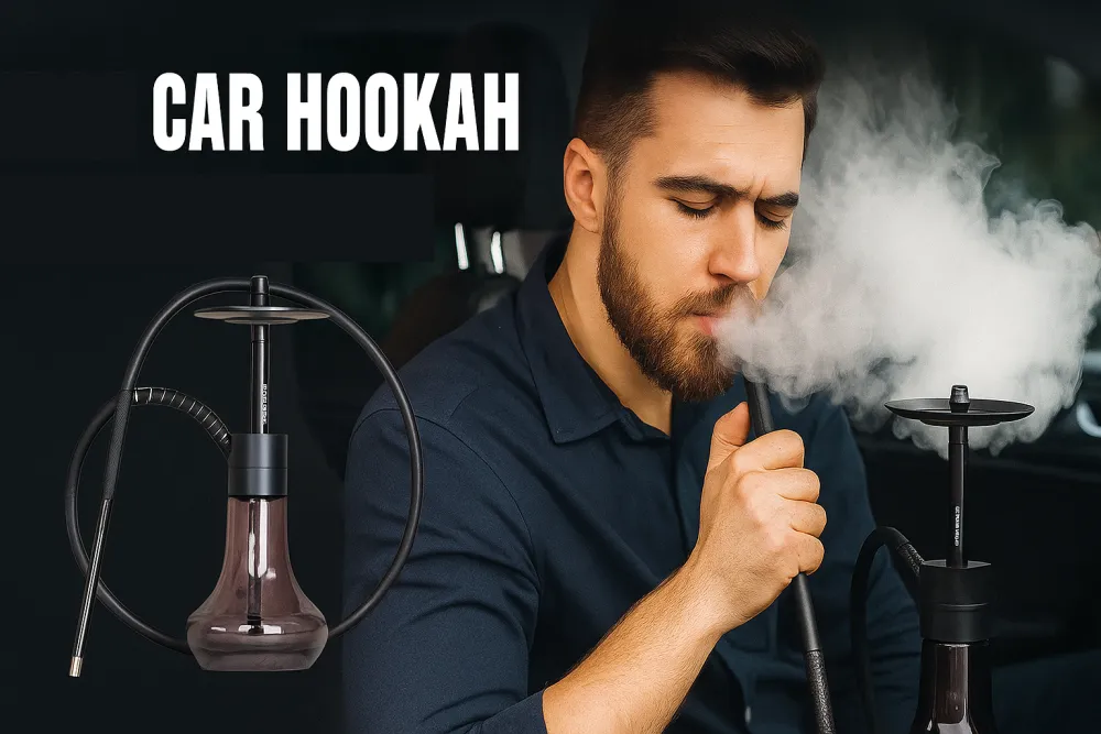 Portable Car Hookah | Car Cup Holder Hookah | Darkside Intro HookahCOCOYAYA Simba Travel‑Edition Hookah | Electric Rechargeable Hookah | Noddy Hookah