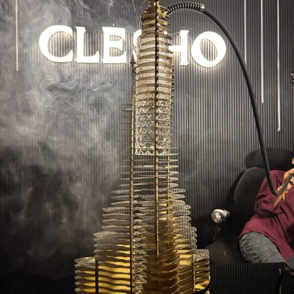 Burj Khalifa Hookah – Premium Tall Designer Hookah for Luxury Sessions | Clesho