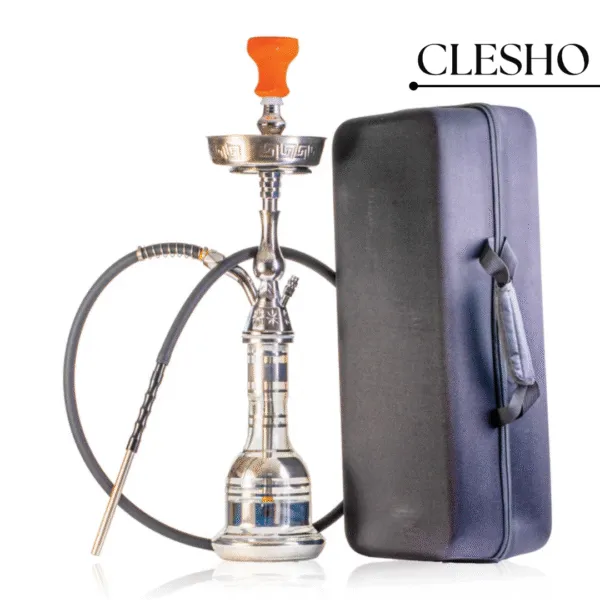 Thugs Medium Khalil Hookah with Case - Silver