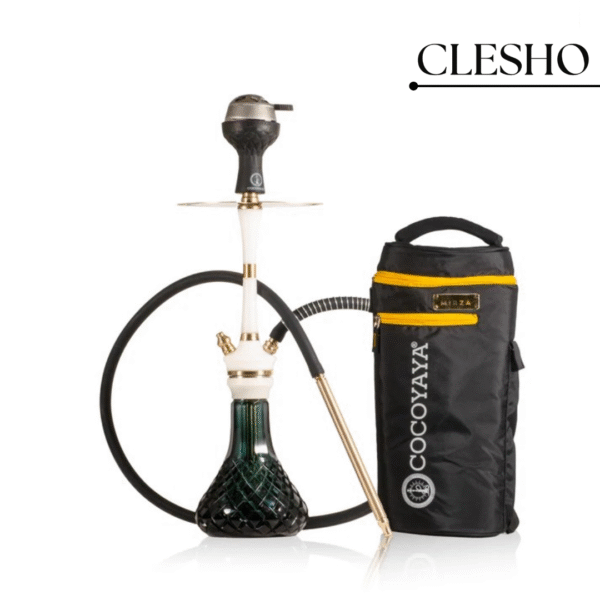 COCOYAYA Mirza Hookah with Bag - Gold Stem
