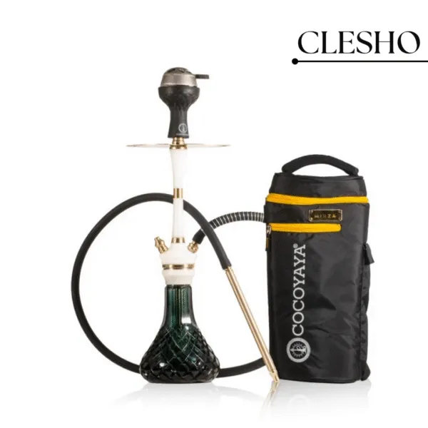 COCOYAYA Mirza Hookah with Bag - Gold Stem