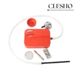 Car Hookah with LED Light & Remote – Red | Portable Acrylic Travel Hookah by Clesho - Image 2