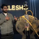 VG France Versache Hookah with 3 Bags (LED Remote) - Gold - Image 4