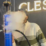 Tron Tower Hookah | Blue Colour | With Led | 36 inch - Image 5