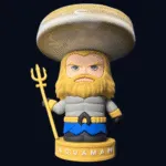 Aquaman Single Hole Phunnel Chillum