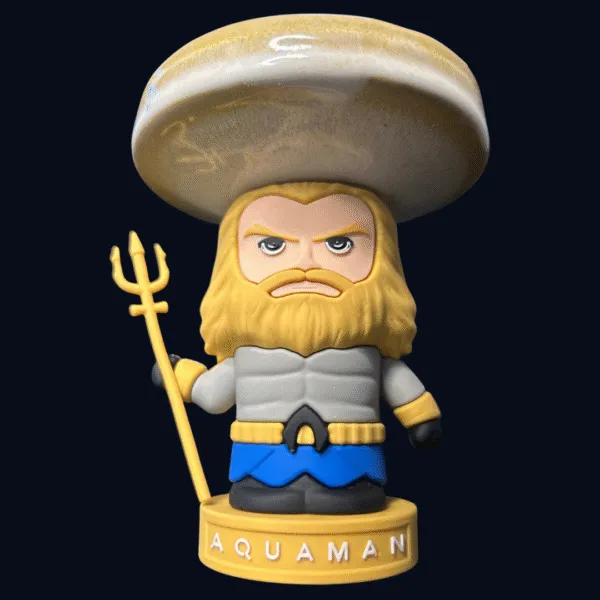 Aquaman Single Hole Phunnel Chillum