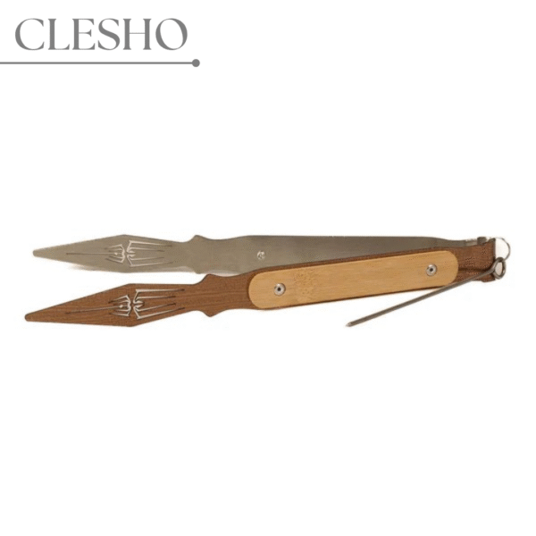 Wooden Spider Hookah Tong / Chimta
