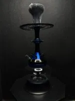 12 Star Hookah 20 Inch with Transparent Base & Red Stem | Multi-Vent Design - Image 5