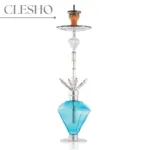 R2 Diamond 4 Pipe Hookah - Silver | Dejavuu Premium Designer Hookah - Image 3