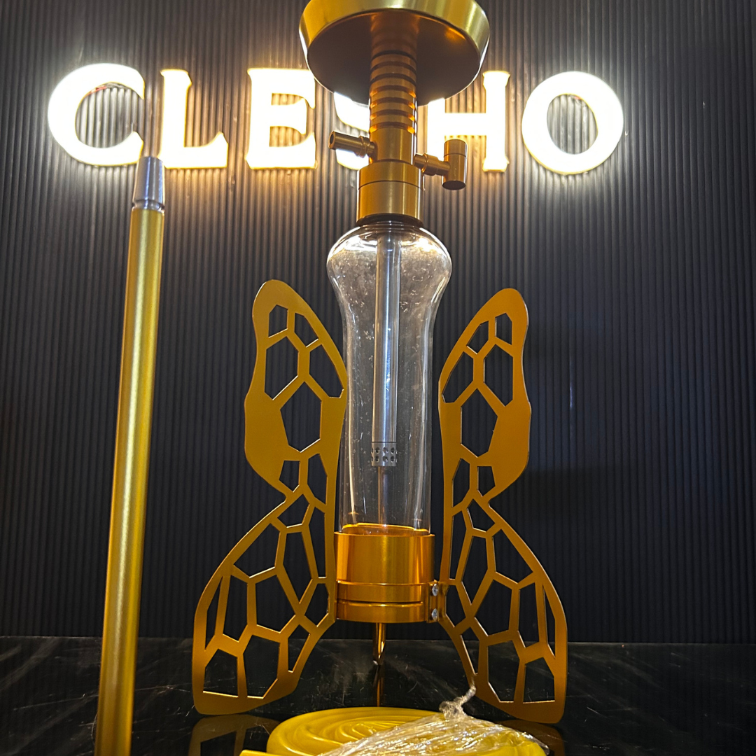 Golden Fly Hookah with LED Light Golden Fly Hookah with LED Light