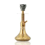 VG France Dark Knight Hookah with Bag – Bronze Stem / golden Base - Image 2