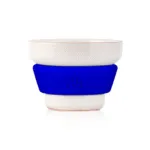 Dot Single Hole Ceramic Hookah Phunnel Bowl – Blue - Image 2