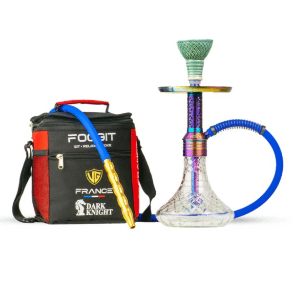 VG France Dark Knight Gem Hookah with Bag